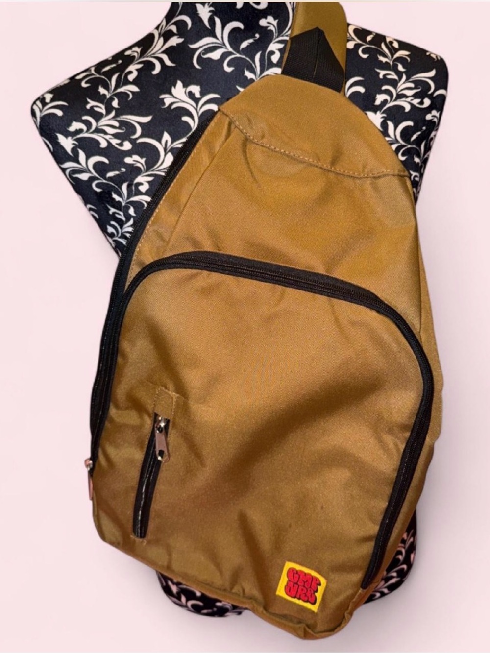 Empyre Men's Tan Crossbody Sling Bag